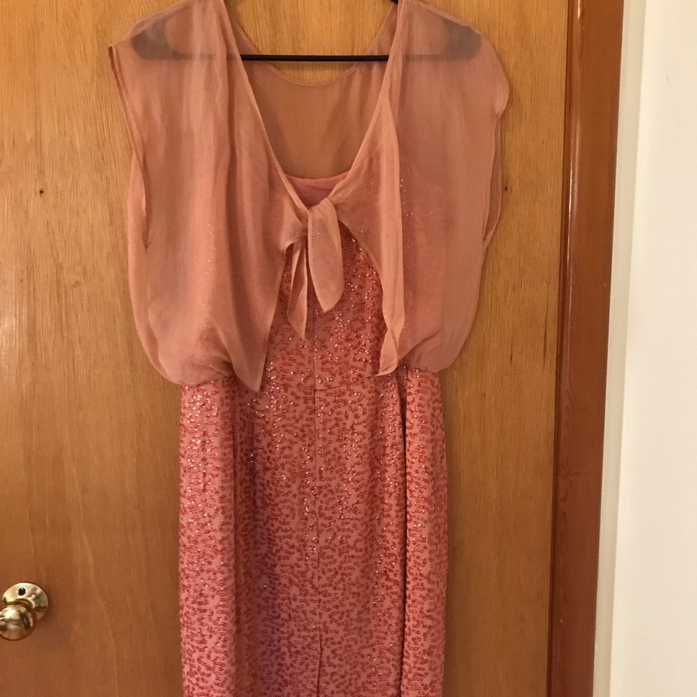 French Connection Lucious Sequins layered dress EUC - Picture 5 of 9